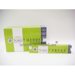 Golden Nag 7 Ervas 15gr (12x15gr)